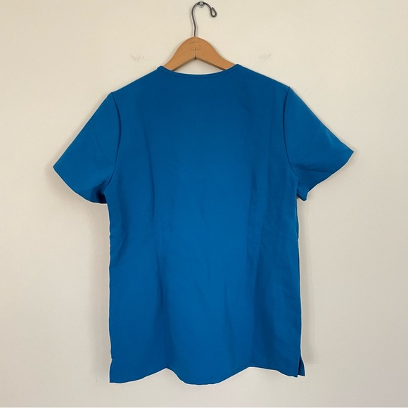 Figs Tops Figs Technical Alpine Blue Yola Catarina Top Scrubs Set